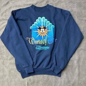 Disney blue women’s Pull over long sleeve California S